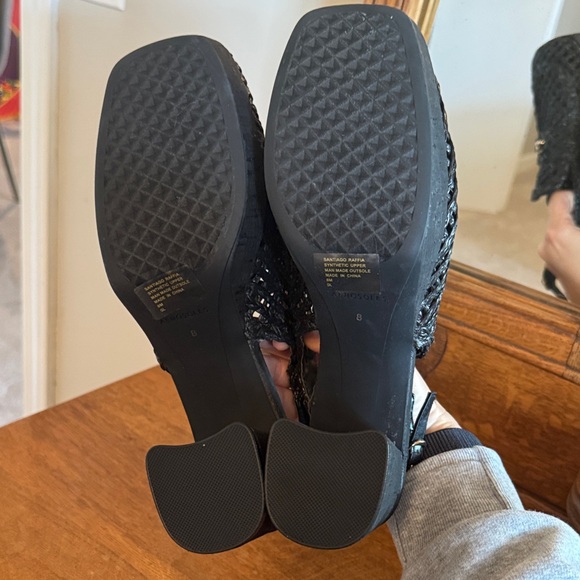 Aerosoles Black Santina Women's Slingback Shoes - Picture 4 of 5